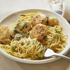 Savory Sea Scallops And Angel Hair Pasta Recipe In 2020 Scallop And Shrimp Pasta Pasta Dishes Pasta Recipes