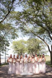 Pop Of Dusty Pink Bridesmaid Dresses Ta Outdoor Chicago Soiree At The Drake Hotel In Chicago Dusty Pink Bridesmaid Dresses Chicago Wedding Bridesmaid Dresses