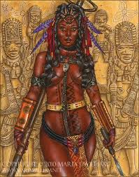 African Queen Black Female Warrior Tattoo Lady Woman Warrior Queen African Warrior Tattoos Female Warrior Art Warrior Woman