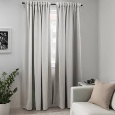 Majgull Light Grey Room Darkening Curtains 1 Pair 145x250 Cm Ikea Verdunkelungs Gardinen Vorhange Verdunkelung