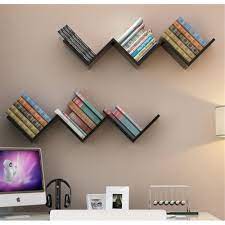 Check spelling or type a new query. Walfront W Shaped Floating Wall Racks Wall Mounted Bookshelf Organizer Hanging Creative Partitions Storage Shelf Display Unit For Kitchen Bedroom Bathroom Livin In 2021 Hanging Bookshelves Wall Bookshelves Floating Wall Shelves