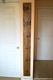 diy ruler growth chart made to be a momma