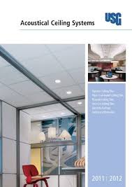 A beautiful acoustic tile ceiling is the designer way to solve noise in big spaces. Acoustical Ceiling Systems 2011 2012 Usg Middle East