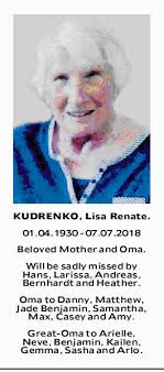 KUDRENKO, Lisa Renate.