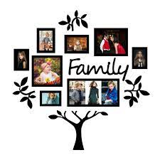 With hundreds of fresh and unique templates to choose from, you can create a unique design that perfectly represents your family. Paper Plane Design 13 Piece Wooden Family Tree Set In Black D4 Amazon In Home Kitchen