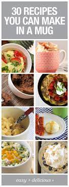 30 Recipes You Can Make In A Mug Skinny Mom Where Moms Get The Skinny On Healthy Living Mug Recipes Recipes Cooking Recipes