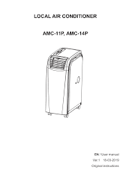 Adjustable window kit replacement for portable air conditioner. Sinclair Amc 14p User Manual Manualzz