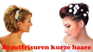 Frisur für hochzeit als gast kurze haare. Brautfrisuren Kurze Haare Youtube