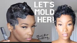 How To Mold Your Short Hair For Betty Boops Curls In 2020 Short Hair Styles How To Curl Short Hair Short Hair Styles Pixie