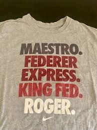 Roger is the unique tee dedicated to roger federer and his great talent. Super Rare Nike Roger Federer T Shirt Ebay