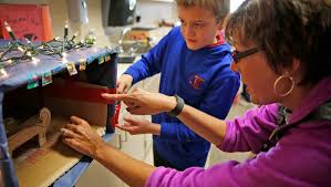 Cardboard Challenge brings fun and education in Fortville school