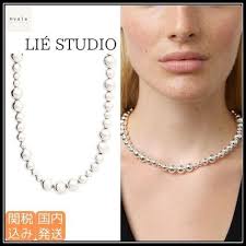 LIE STUDIO ボールチェーンネックレス LIE STUDIO THE ELLY ボールチェーンネックレス シルバー LIE STUDIO  Elly
