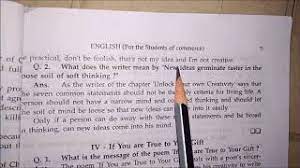 May 10, 2021 · denying your own creativity is like denying you're a human being. B Com 2nd Year English Chapter 3 Unlock Your Own Creativity By Roger Von Oech Review Ø¯ÛŒØ¯Ø¦Ùˆ Dideo