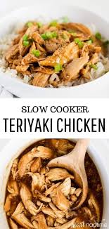 Slow Cooker Teriyaki Chicken Flavorful And Easy Teriyaki Chicken Made In The Crockpot Onl Teriyaki Chicken Slow Cooker Teriyaki Chicken Slow Cooker Teriyaki
