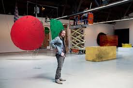 Ruby beside one of his fluorescent monoliths in the. Q And A Sterling Ruby On Making It In L A His New Show In New York And The Power Of The Art Market