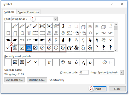 How To Quickly Insert Checkbox Symbol Into Word Document