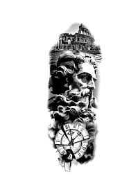 Roman Style Tattoo Zeus Tattoo Tatuagem Da Mitologia Grega Tatuagem Tatuagem Na Mao