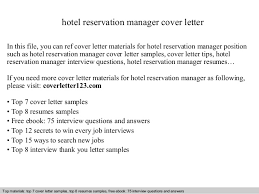Sampai saya menemukan kursus bahasa inggris online ini. Hotel Reservation Manager Cover Letter