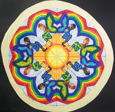7th Grade Mandala Fairies 6th Grade Art Mandala Art