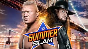 نتيجة بحث الصور عن ‪undertaker vs brock lesnar summer slam 2015‬‏
