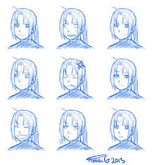 Anime Facial Expressions Drawing At Getdrawings Com Free