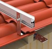 Solar PV Tile Mounting Rooftop Pitched Roof Hook For Solar ...