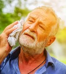 refusing to do yard work due to heat