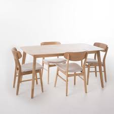 Feldman 5 Piece Dining Set Oak Dining Sets 5 Piece Dining Set Modern Dining Room Set