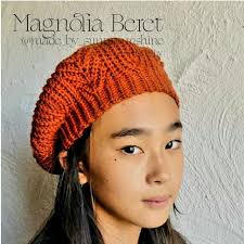 CROCHET BERET PATTERN Magnolia Beret, Video Tutorials, Knit Look Crochet,  Slip Stitch, Hat, Woman, Teen, Winter, Summer, Worked Flat
