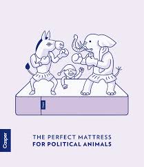 Casper The Perfect Mattress For Political Animals Casper Mattress Graphic Design Company Sports Graphic Design