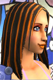 Have you noticed christina aguilera's pretty pink streaks on the voice lately? Mod The Sims 10 Lots Of Black Hair With Colourful Streaks O