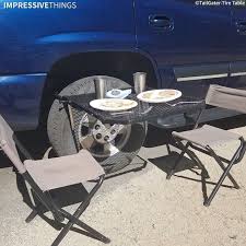 Impressive Things On Instagram This Table Hooks Up To Your Tire Tire Table Instagram