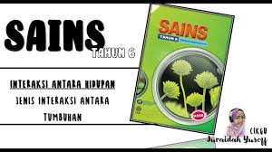 Interaksi antara komponen biotik dengan abiotik membentuk ekosistem. Sains Tahun 6 Jenis Interaksi Antara Tumbuhan Youtube
