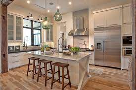 Maybe you would like to learn more about one of these? Elegant Suburban House With Exposed Interior Wood Beams