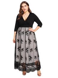 Black 3 4 Sleeve Dress Plus Size Women S Plus Size Sequin 3 4 Sleeves Evening Gown Party Long Maxi Dress Evening Gowns With Sleeves Womens Fashion Dresses Formal Evening Gowns
