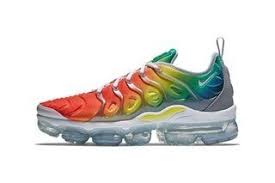 Nike Air Vapormax Plus Rainbow Gradient Grey White Upper Iteration Orange Yellow Green Blue Nike Air Vapormax Mens Nike Air Nike Air