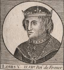 Retrato de Luis X el Obstinado (1289