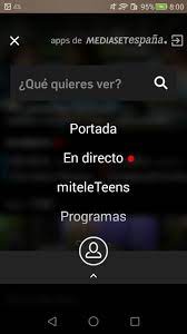 Telecinco, cuatro, fdf, energy, divinity y be mad. Mitele 5 6 32 Descargar Para Android Apk Gratis