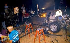 Cool Collection Of Back To The Future Behind The Scenes Set Photos News Geektyrant Back To The Future Behind The Scenes Scene Photo