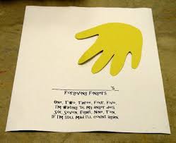 The Fantastic Five Bible Alive Tuesday Forgiving Fingers In 2021 Forgiveness Craft Bible Crafts For Kids Forgiveness Lesson