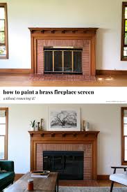 How To Paint A Brass Fireplace Screen Without Removing It Create Enjoy Find your ideal fire screen here.