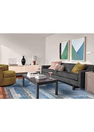 Beige and light blue area rug. Nile Hayward Blue Beige Abstract Wool Area Rug Mat Living