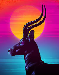 Pin By Ritab 2 ۰ V ۰ Ye ۰ ѕ ۰ T ۰ W ۰ On Neon Synthwave Art Animals James White