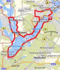 Karte Die Bezaubernden Potsdamer Seen Potsdam Radtour Stadtereisen