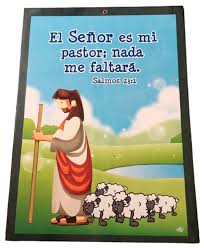 The lord is my pastor. Cuadro Cristiano Grande El Senor Es Mi Pastor Distribuidora Cristiana Losmensajeros Argentina