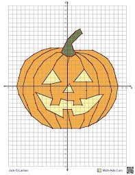 Jack O Lantern Graphing Worksheets Coordinate Plane Graphing Halloween Worksheets