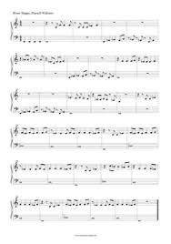 Happy Easy Pharrell Williams Free Piano Sheet Music Pdf