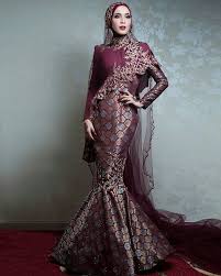 Beautiful outfit for bridesmaid by @minaz.my. 10 Baju Kahwin Selebriti Mana Paling Vass Media Hiburan