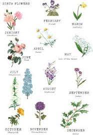 Birth Flower Family Print Unframed In 2021 Birth Flowers Birth Flower Tattoos Birth Month Flowers