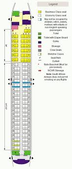 South African Airways Airlines Aircraft Seatmaps Airline